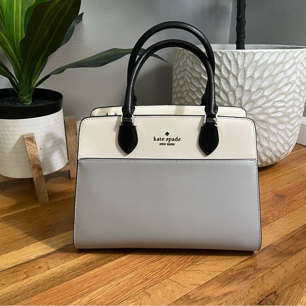 Kate Spade Madison Medium Color Block Two-Tone Handbag